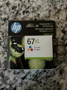 Neu Original HP 67XL Farbe Tintenpatrone, ENVY 6455 DeskJet 2755 - Bild 1 von 2