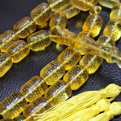 📿Rosario cuentas ámbar ROSARIO ÁMBAR Misbah Tasbih 33 tallas cuentas ámbar 88g📿 Foto 1 de 4