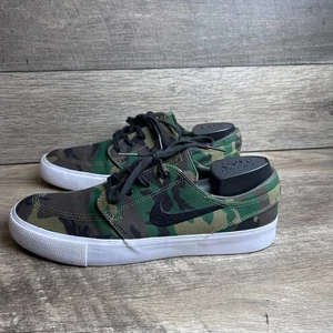 Nike Zoom Stefan Janoski Canvas Premium SB AQ7878-201 Herren 10,5 Schuhe schwarz Tarnmuster - Bild 1 von 10