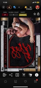 Topps Slam Digital Legendary Museum Red /5 Signature Jake The Snake Robert’s - Picture 1 of 3