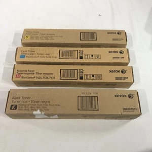 4 NEUE SIEGEL! Original Xerox 006R01513 006R01514 006R01515 006R01516 Toner Set 7525 - Bild 1 von 7