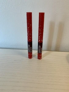 2X Maybelline Stay Ink Crayon Matte Lipstick Zodiac Own Your Empire Aquarius NEW - Picture 1 of 6