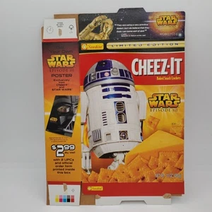 Star Wars Episode III R2-D2 Cheez-It Box | EMPTY & FLAT for Collecting | 2005 - Picture 1 of 2