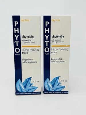 Mascarilla hidratante intensa PHYTO Phytojoba con aceite de jojoba paquete de 2 1,7 fl oz cada una Foto 1 de 4