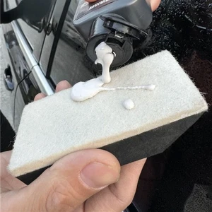 Car Windshield Oil Film Removal Cleaning Tool Wool Glass Polishing Sponge Brush - Picture 1 of 9
