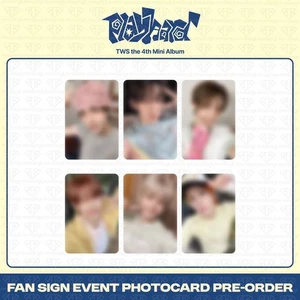 [Vorverkauf] TWS 4. Mini Album Play Hard BeatRoad Fan Schild Fotokarte KPOP - Bild 1 von 10