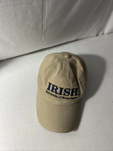 The Game Notre Dame Fighting Irish Adjustable Strap Tan Khaki Hat - Picture 1 of 5