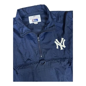 Vintage Pro Player New York Yankees 1/4 Zip Pullover Windbreaker Jacke MLB XL - Bild 1 von 13