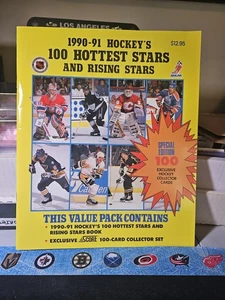 90-91 Hockey's 100 Hottest Stars And Rising Stars Vintage Book - Picture 1 of 9