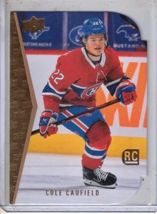 2021-22 UD Upper Deck hockey Cole Caufield SP Retro Die-Cut RC rookie card - Picture 1 of 2