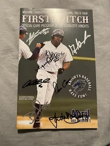 2011 Charlotte Knights Baseball Signed First Pitch Program Chicago White Sox MLB - Picture 1 of 1