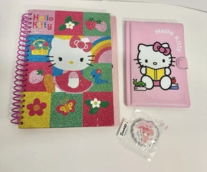Sanrio Hello Kitty Scratch Journal 2012 y tarjetero + pegatina Sugar Bunny - Imagen 1 de 9