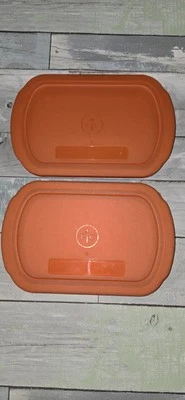 Lot of 2 Pampered Chef Freezer Storage Containers with Lids 100078 Quick Freeze - Image 1 of 3