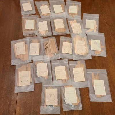 The Wooden Wick Co. - The Crackling Booster Wick  Lot of Flat Candle Wicks - Image 1 of 4