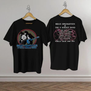 Bruce Springsteen Tour 1981 Shirt 2-sided - Picture 1 of 1