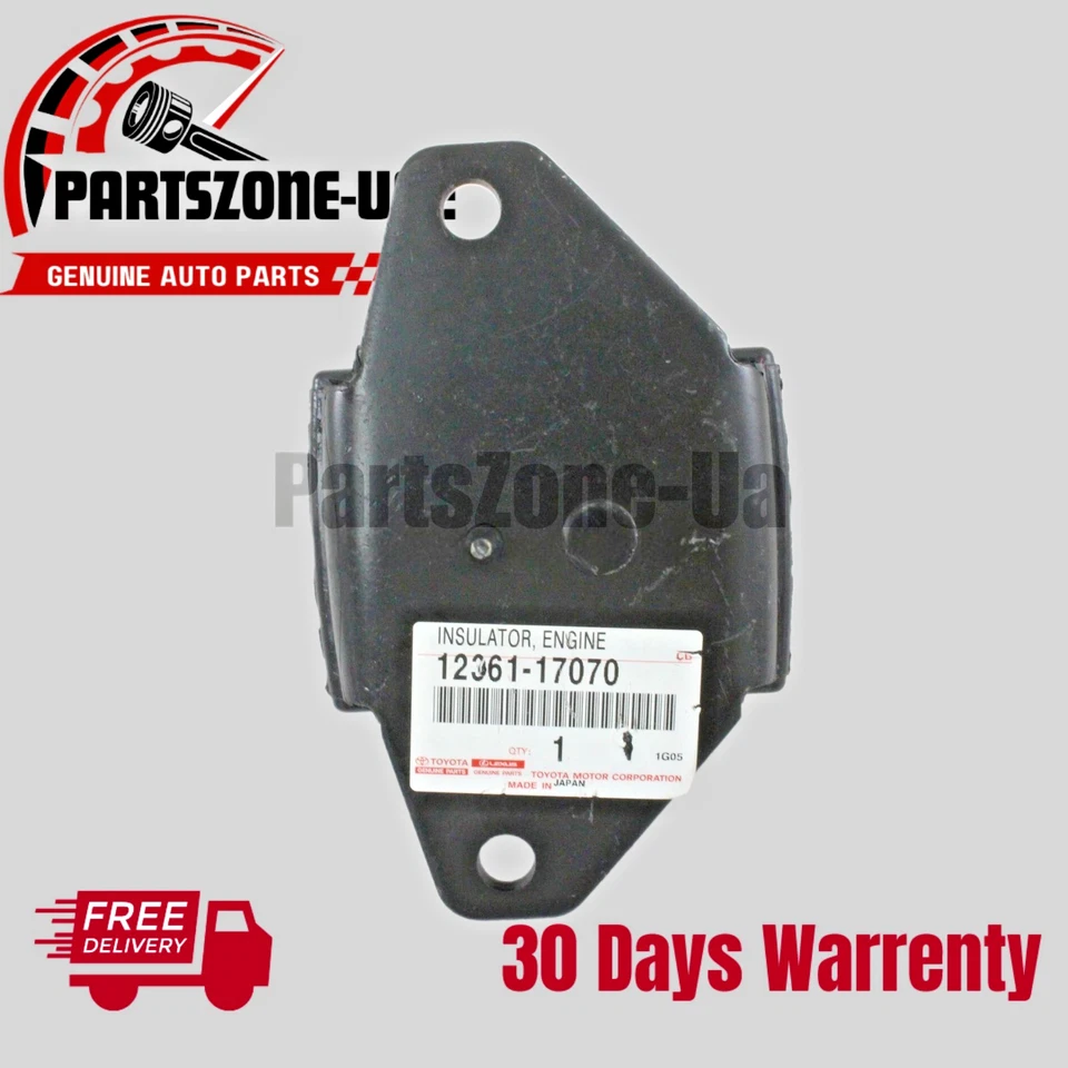 12361-17070 Toyota Land Cruiser HDJ100 HDJ101 aislador de montaje de motor delantero OEM Foto 1 de 1
