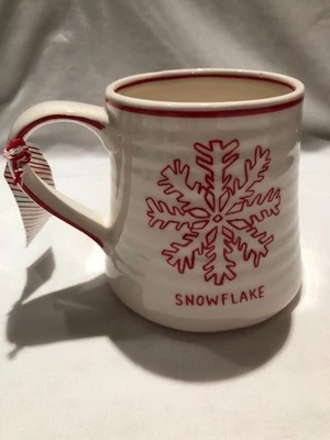 MOLLY HATCH SNOWFLAKE MUG WINTER COFFEE CUP - Image 1 of 4