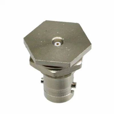 BNC Female nut Bulkhead panel mount to MCX Female Jack Coaxial Adapter Connector - Image 1 of 4