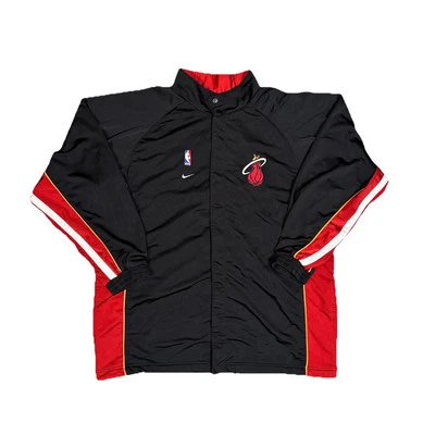Nike Team Miami Heat NBA Authentic Warm Up Shooting Jacket Shirt Black XL - Image 1 of 4