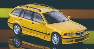 BMW 3er (E36) Kombi  - yellow - MORTAL 1:64 - Immagine 1 di 4
