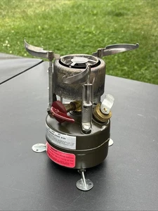 VTG US SMP Military Single Burner Portable Camp Stove M-1950 Gas 1982 As Is Rare - Picture 1 of 23