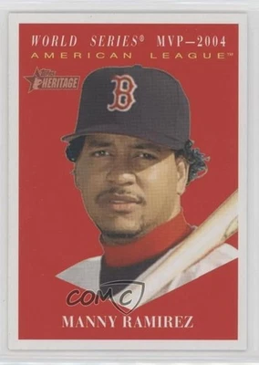 2010 Topps Heritage MVP High Number SP MVP Manny Ramirez #481 - Image 1 of 2