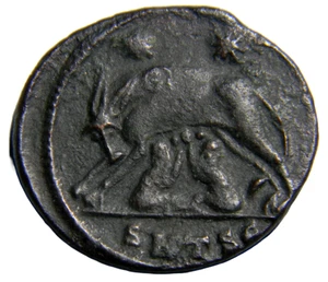 Roman Coin She Wolf With Romulus and Remus (04496) - Picture 1 of 2