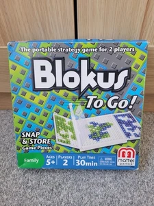 Juego de viaje Blokus To Go para 2 jugadores Mattel 2012 completo desafío de habilidad en muy buena condición - Imagen 1 de 14