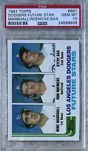 TOPPS STEVE SAX RC PSA 10 1982 - Foto 1 di 2