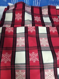 Nuevo 6 colchonetas navideñas 18,5" X 12,5" copos de nieve decoración navideña - Imagen 1 de 4