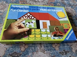Vintage Fun Garden Building And Design Game Ravensburger 1980 Activity Kit - Picture 1 of 9