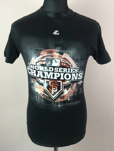 Camiseta majestuosa de los Gigantes de San Francisco 2012 de la Serie Mundial para hombre talla M algodón negro - Imagen 1 de 10