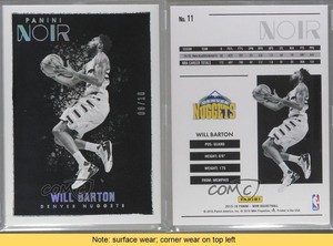 2015-16 Panini Noir Platinum Black and White Parallel /10 Will Barton #11
