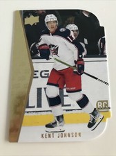 NHL Card,Kent Johnson,Rookie Die-Cut,UD1 2022-23,Columbus