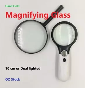 Magnifying Glass For Reading Hand Held Jewellery Magnifying Glass with LED Light - Picture 1 of 6
