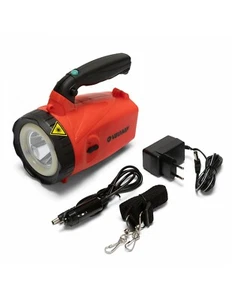 TORCIA LED RICARICABILE FARO LED PORTATILE 400mt IMPERMIABILE - VELAMP IR558 - Foto 1 di 5