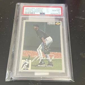 1994-95 Sammlerwahl Silber Signature Michael Jordan #23 PSA 10 EDELSTEINE MT HOF - Bild 1 von 3