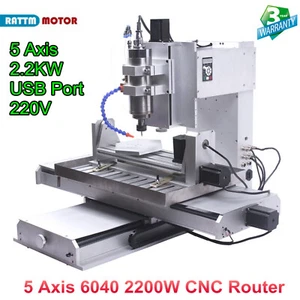 5 Achse 3D Graviermaschine 6040 2.2KW CNC Router USB Mach3 Schneide Fräsmaschine - Bild 1 von 13