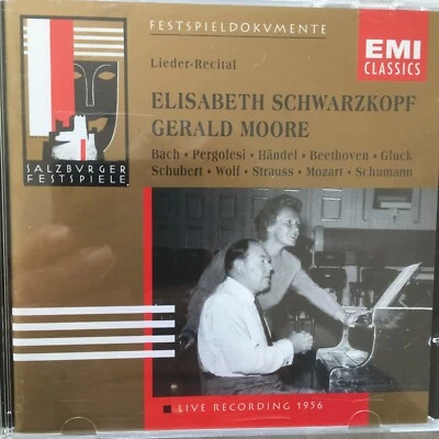 ELISABETH SCHWARZKOPF / MOORE- Salzburg 1956 - Live (CD EMI 5 66084 2 / NM) - Bild 1 von 2