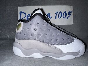 Toddler Air Jordan 13 Retro Athletic Shoes ‘Atmosphere Grey’ 414581 016 Size 8C