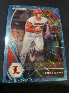 Henry Davis 2021 Panini Prizm Draft Picks Blue Velocity Prizm Pittsburgh Pirates