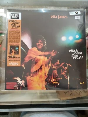 ETTA JAMES - ETTA IS BETTA THAN EVVAH! BF RSD 2022 High Quality Virgin Vinyl - Image 1 of 4