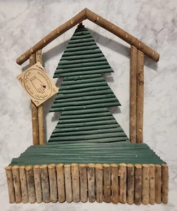 Midwest Import Handmade Christmas Tree Chair Twigs Small Branches - Picture 1 of 6