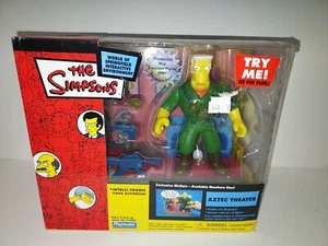 2003 PLAYMATES THE SIMPSONS AZTEC THEATER INTERACTIVE ENVIRONMENT WITH McBain - Picture 1 of 6
