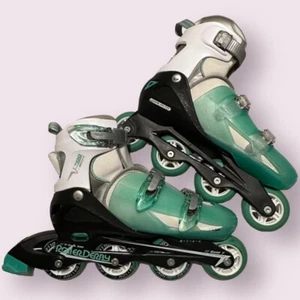 Roller Derby V Tech 500 Inline Skate Mint Green Women’s Skates Lots Of Wear - Picture 1 of 11