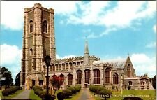 Vintage 1960s Suffolk Postcard, St. Peter & St. Pauls Church Lavenam ZZ4