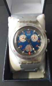 SWATCH IRONY DIAPHANE WATERSPOUT CHRONOGRAPH VINTAGE 40mm Watch SVCK4018AG