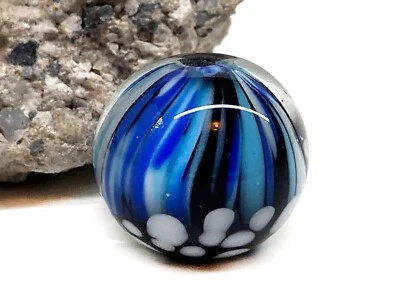 Cuentas de vidrio de murano hechas a mano con mariposa de la marca Tamara Yarilo de Murano 1 pieza Foto 1 de 4