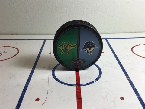 Milwaukee Admirals vs Texas Stars 2013 Playoff Puck AHL Calder Cup Sherwood Cover