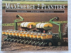 Original 1995 John Deere Brochure for MaxEmerge 2 Planters, Nice w/ Full Color! - Picture 1 of 7